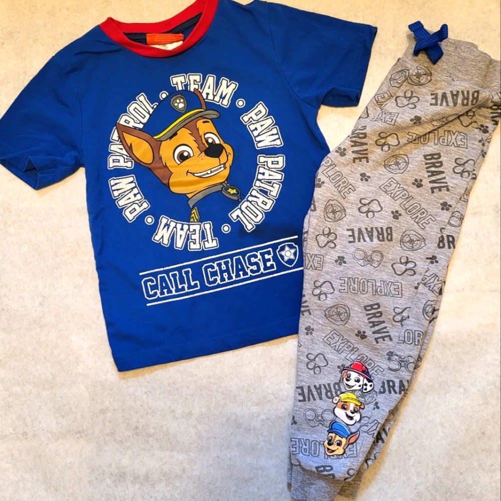 Paw Patrol tee shirt with matching sweatpants/joggers
